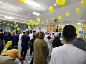 Suasana Maulid Nabi Muhammad Saw di Rujab Wali Kota Balikpapan Rahmad Mas'ud.(Foto : SB)